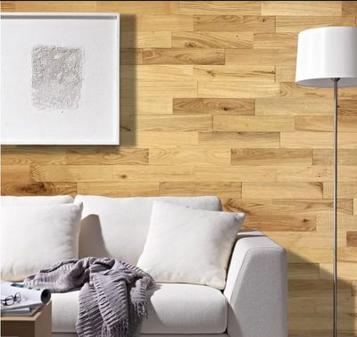 Lot de 10 paquettes de parement interlock white oak natural - 20 x 150 x 610 mm - AJ TIMBER