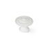 Bouton de meuble Lyonnais rond blanc diamètre 35 mm REI
