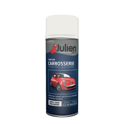 Bombe de peinture carrosserie blanc banquise RAL 37127 400 mL - JULIEN