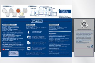 Peinture Façade-10L-Gris Anthracite - RIPOLIN