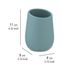 Gobelet de salle de bain Badi bleu gris WENKO