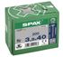 Vis tête fraisée T-star 3,5 x 40 mm par 200 SPAX