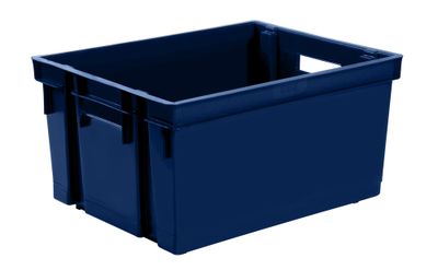 Bac plastique 30 litres bleu marine
