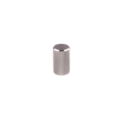 Bouton de meuble cylindrique aluminium nickelé diamètre 18 mm REI