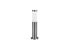 Borne extérieur E27 45cm Trioto nickel IP44 25W - TRIO