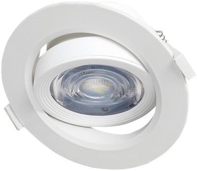 Spots LED encastrables orientables module remplaçable lumière blanc chaud Blanc par 3 - Ruby ARLUX