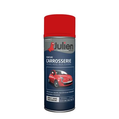 Bombe de peinture carrosserie rouge RAL 37114 400 mL - JULIEN
