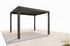 Pergola bioclimatique en aluminium gris anthracite + 4 poteaux solaires design Lignes  11,90 m², Livraison à domicile incluse - HABRITA