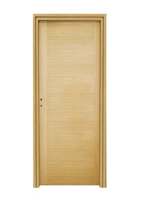 Bloc-porte fin de chantier postformé H.204 x l.83 cm décor plaqué chêne EQUINOXE poussant droit - SMIS