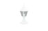 Borne extérieur E27 39,5cm Livenza blanc IP44 60W - TRIO