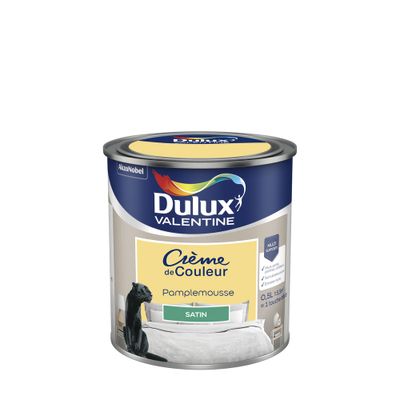 Peinture Crème de Couleur Pamplemousse satin 0,5 L - DULUX VALENTINE