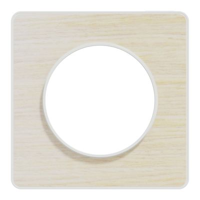 Plaque de finition 1 poste bois clair nordique - Odace 2011 Touch SCHNEIDER ELECTRIC