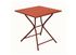 Table de jardin pliante GUERIDON aluminium terra 70 x 70 cm, Livraison à domicile incluse - PROLOISIRS