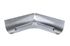 Angle intérieur 90 ° galva pour gouttière G25 diamètre 80 mm EDILIANS