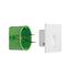 Spot LED encastrable mural carré blanc- PAULMANN