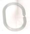 Set de 12 anneaux de barre de douche transparents