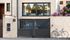 Portail battant aluminium JULES l.3,00 x H.1,35 m gris  - PREFALU