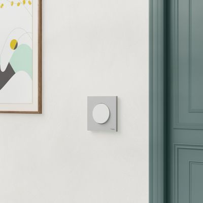 Plaque de finition 1 poste Odace 2025 gris galet - SCHNEIDER ELECTRIC