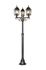 Lampadaire extérieur E27 200cm Volturno rouille IP44 3x60W - TRIO