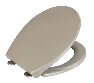 Abattant de WC déclipsable avec frein de chute taupe Samos WENKO