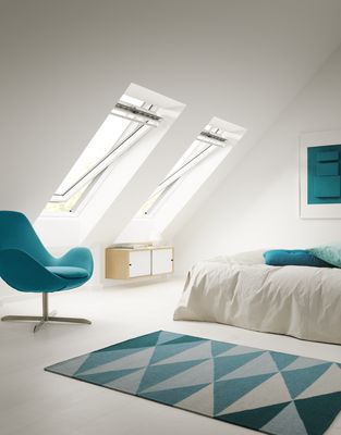 Fenêtre de toit à projection Everfinish l.78 x H.98 cm Confort GPU MK04 0076 VELUX