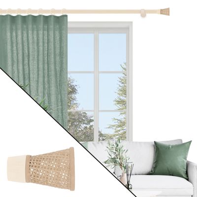 Embout déco cannage à visser en bois diam 28 mm Finition Erable - MOBOIS