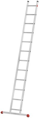 Echelle simple 12 échelons 3,28 m ProfiStep Uno avec base rapportée aluminium - HAILO