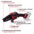 Elagueur à main à batterie 18 V guide 15 cm GE-PS Li BL EINHELL