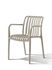 Fauteuil de jardin BARI polypropylène taupe - BOCARNEA