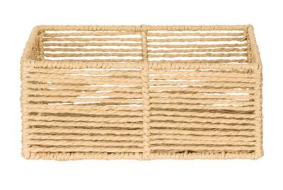 Corbeille de salle de bains beige Meria S - WENKO