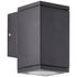 Applique extérieur GU10 Hally anthracite IP44 10W - BRILLIANT