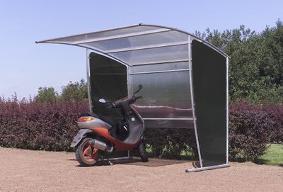 Abri initial motos vélos abribus noir MOTTEZ