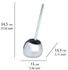 Brosse WC Polaris chromée