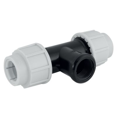 Té compression 90° taraudé Ø25x3/4" - FITT