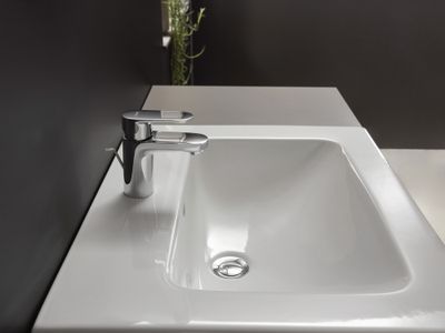 Robinet de salle de bain Chrome Vernis Blend 100 CoolStart - HANSGROHE
