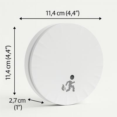 Détecteur de fumée mini NF Autonomie 10 ans - Slim EVACUATE