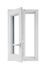 Fenêtre PVC blanc 1 vantail tirant gauche H.75 x l. 40 cm CLOSY
