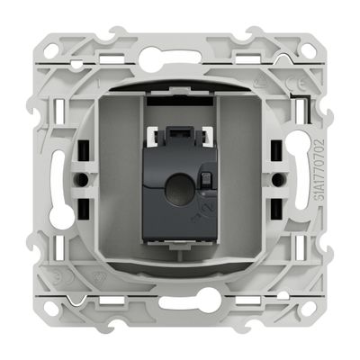 Prise RJ45 grade 3 catégorie 6 blindé anthracite - Odace 2011 SCHNEIDER ELECTRIC