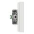 Double prise 2 pôles + terre sur boîte encastrement simple Odace 2025 blanc - SCHNEIDER ELECTRIC