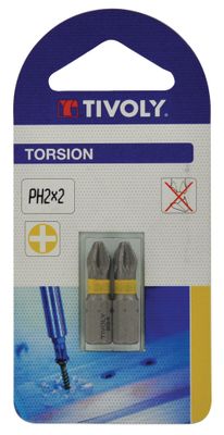 Embouts de vissage PH2 torsion par 2 TIVOLY