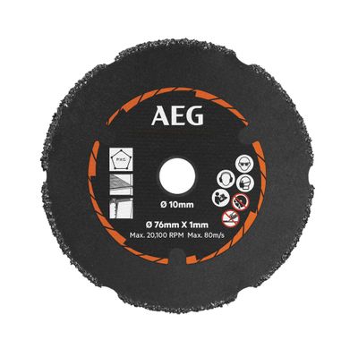 Disque abrasif carbure pour céramique Ø 76 - AEG