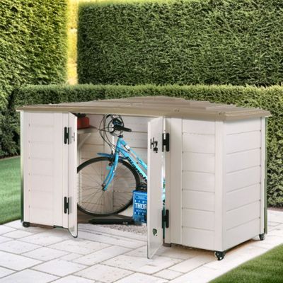Coffre de jardin en résine  1 800 litres 1,49 m², Livraison à domicile incluse - HABRITA
