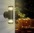 Applique extérieur LED Castellane noir IP44 1000 lumens blanc chaud - ARLUX