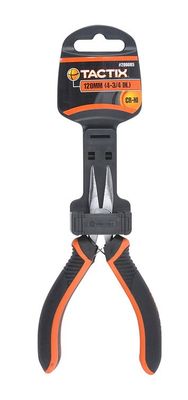 Mini pince demi-ronde becs courts coudés en acier 120mm
