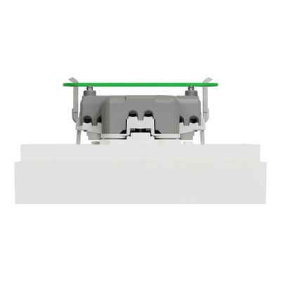 Double prise 2 pôles + terre sur boîte encastrement simple Odace 2025 blanc - SCHNEIDER ELECTRIC