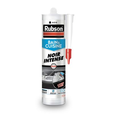 Mastic Silicone Bain & Cuisine Pure Noir Intense 280 ml RUBSON