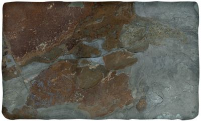 Carrelage de sol extérieur effet pierre de bali multicolor YANSET ép 9 mm 30 x 50 cm paquet de 1,05 m²