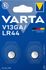 Piles alcalines V13GA (LR44) par 2 - VARTA