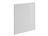 Porte avec poignée intégrée pour meuble de cuisine Glossy blanc brillant 70 x 60 cm OFITRES