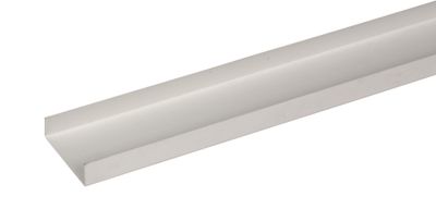 Nez de cloison pvc blanc - Ép.20 x l.74 mm - L.2.60 m - AJ TIMBER